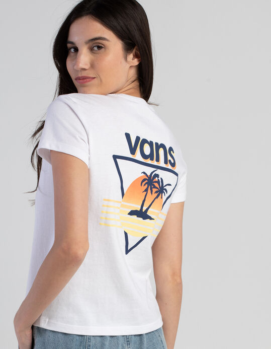 T shirt deals vans femme blanche